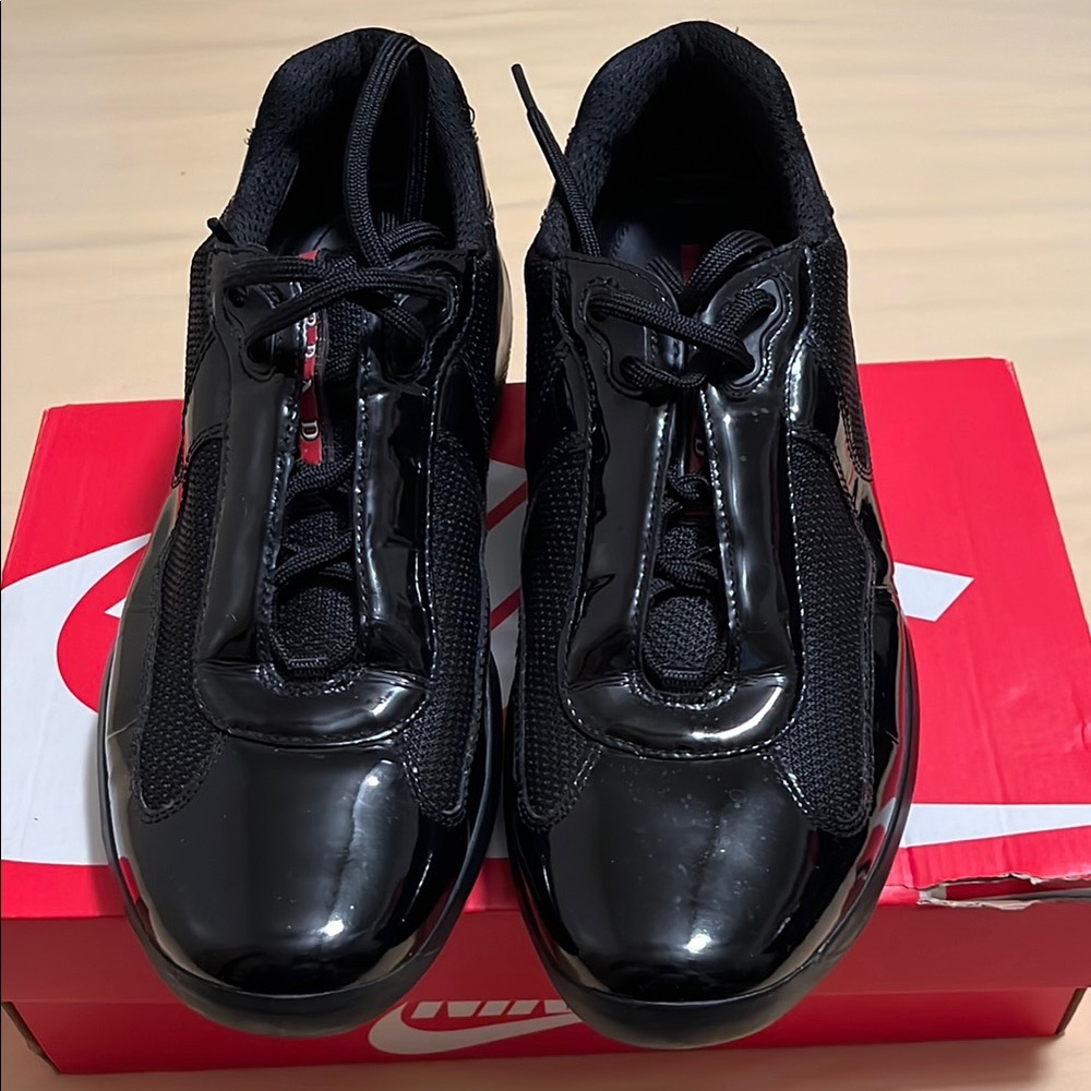 Prada Black America’s Cup Men’s Sneakers